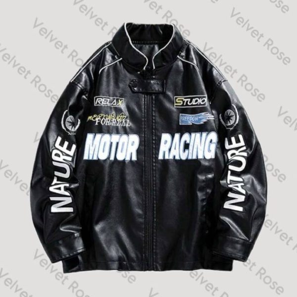racing leather jacket| کت چرم