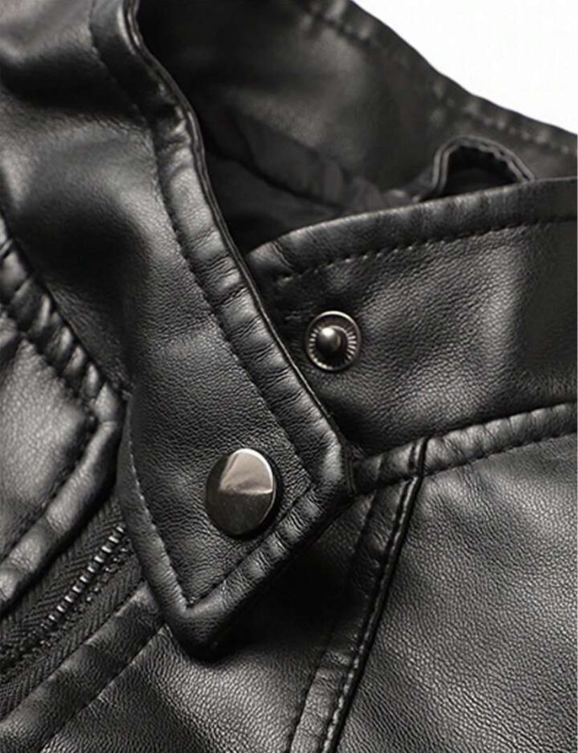 women leather jacket|کت چرم زنانه - تصویر 3