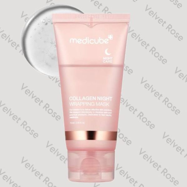 medicube collagen overnight wrapping peel off facial mask|ماسک شب کلاژن مدیکیوب