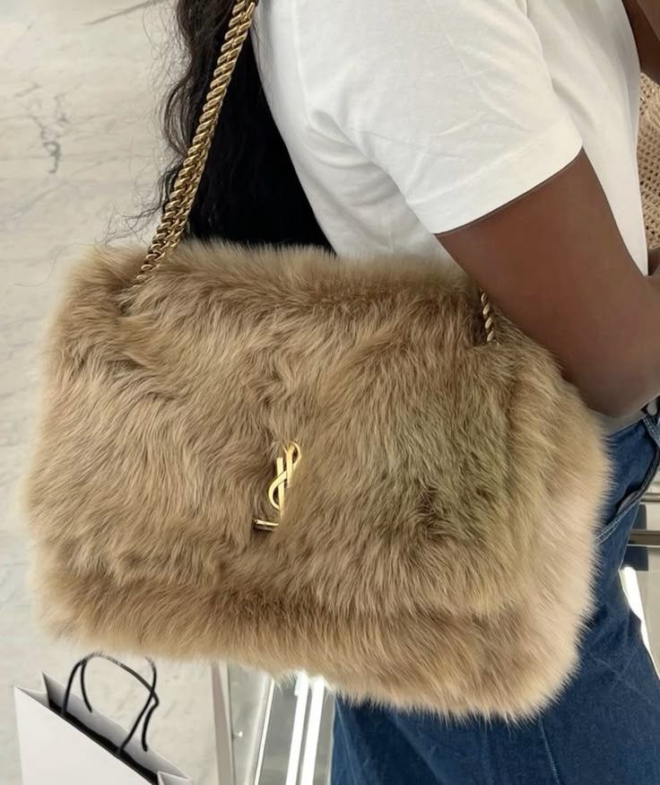 کیف خز برند yves saint Laurent - تصویر 4